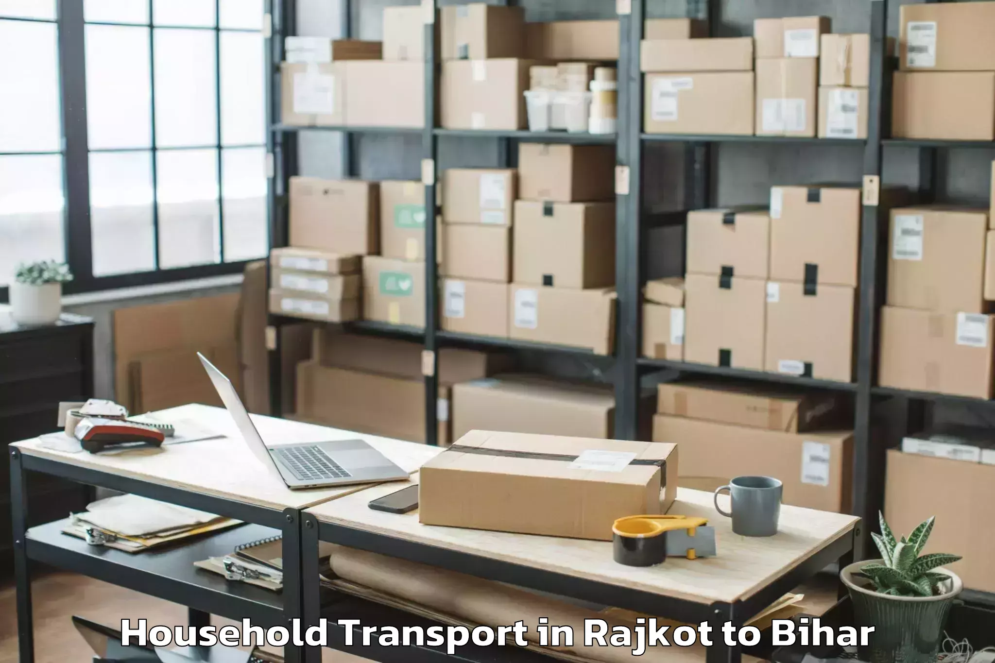 Hassle-Free Rajkot to Madhepur Household Transport